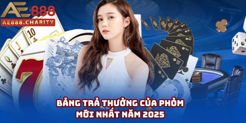 Bảng trả thưởng chi tiết khi tham gia game tại AE888 Bảng trả thưởng chi tiết khi tham gia game tại AE888